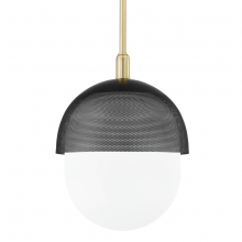 Hudson Valley Orange 6119-AGB/BK - 1 LIGHT LARGE PENDANT