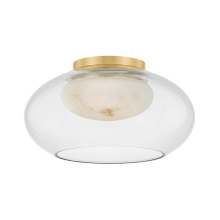 Hudson Valley Orange 9013-AGB - MOORE Flush Mount