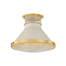Hudson Valley Orange MDS2402-AGB/OW - Highclere Flush Mount