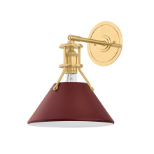 Hudson Valley Orange MDS350-AGB/CRN - Painted No. 2 Wall Sconce